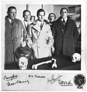 Edward Ford and unidentified colleagues, 1936., Photo courtesy of the Royal Australasian College of Physicians