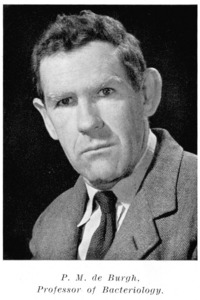 Pat De Burgh, From Senior Year Book 1957, Copyright Medsoc