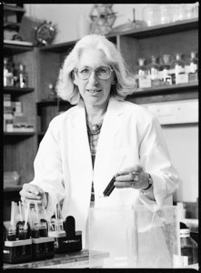 Susan Dorsch in lab, Copyright held by image owner