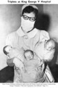 Triplets at King George V Hospital