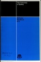 Faculty of Medicine Handbook 1979
