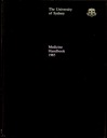 Faculty of Medicine Handbook 1985