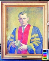 Sir Charles Bickerton Blackburn in Presidential Robes.