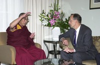Brown Bob with Dalai Lama