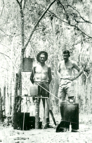 Pat De Burgh in the field