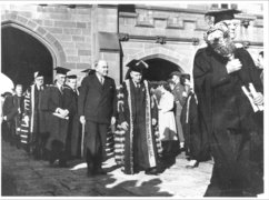 Sir Charles Blackburn visits Sir William Slim