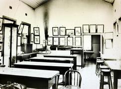 Dissecting room in original 1882 Medical School